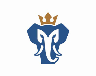 Royal Elephant Letter M