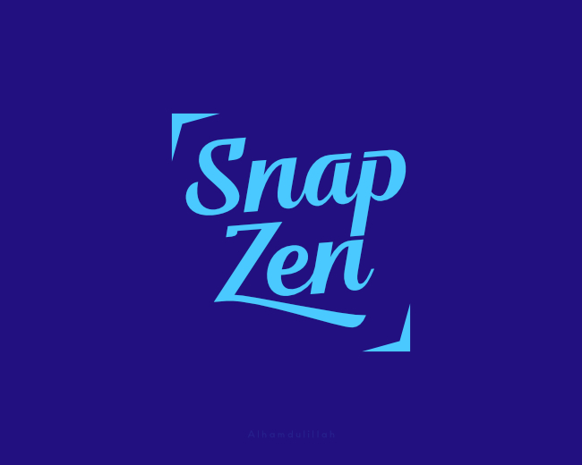 SnapZen Photography Logo - Wordmark Logo