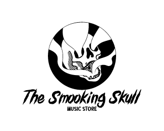 The smoking skull