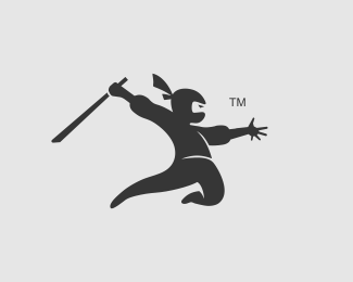 jumping ninja logo