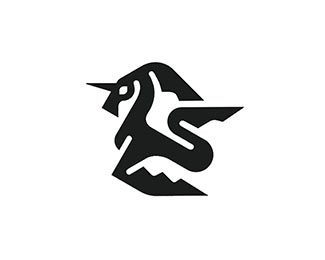 Sea Horse Monster logo