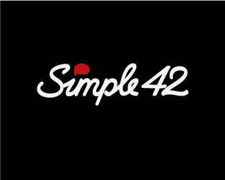 Simple 42 - small brain logo