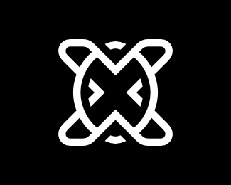 Oval X Letter Logo