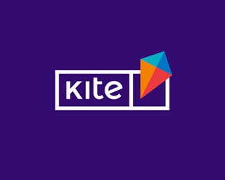 Kite, e-learning platform logo design