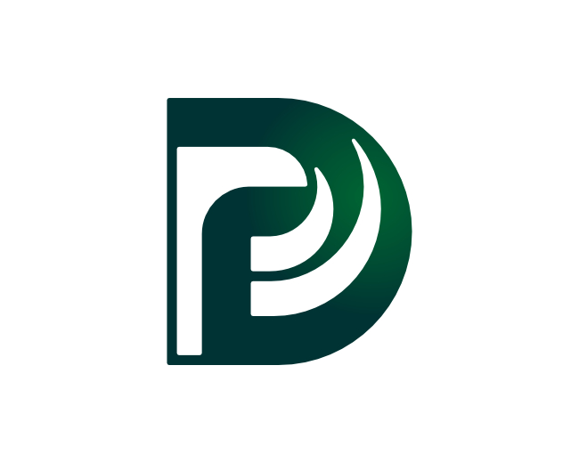 Letter PD DP Logo