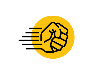Fist hand logo