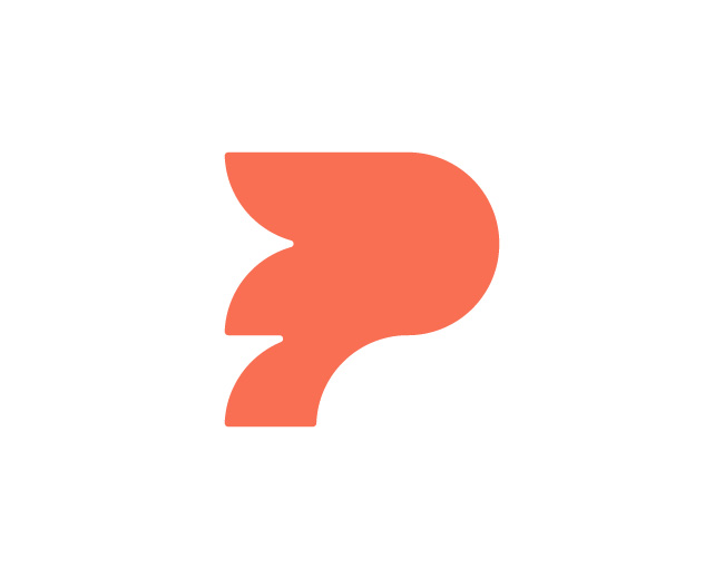 Fluid P Logo Design // For Sale