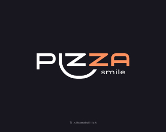 Pizza smile logo