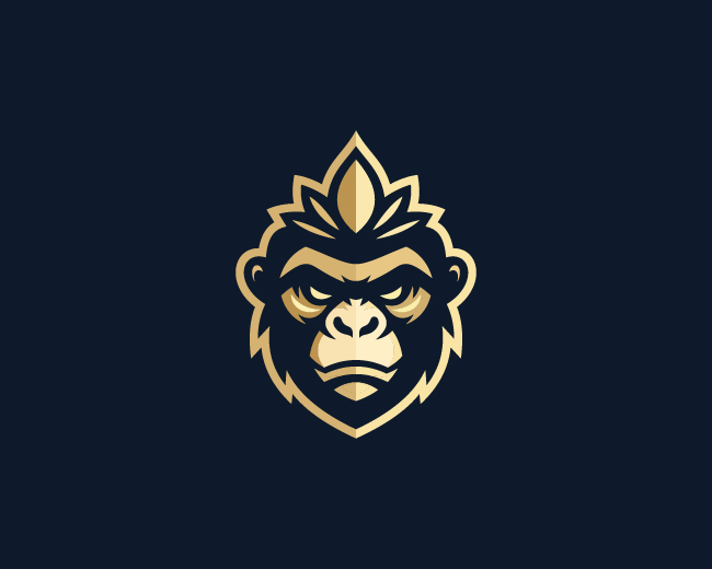 Lotus Crown Gorilla Logo