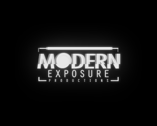 Moder Exposure Text Logo