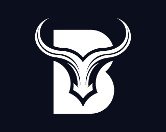 Letter B Bull Logo