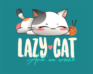 Lazy Cat - Crochê