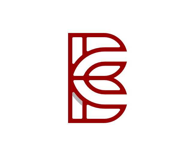 Letter B Flower Logo