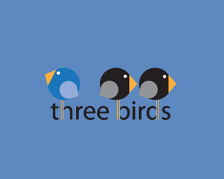 three birds