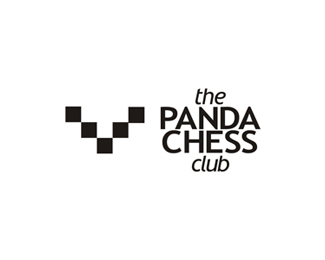 the Panda Chess Club logo design