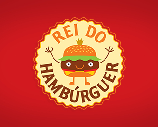 Logo Rei do Hamburguer