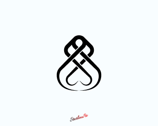 Modern Interwoven Knot Logo