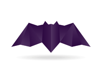 Nocturn / Alex Tass bat logo design symbol