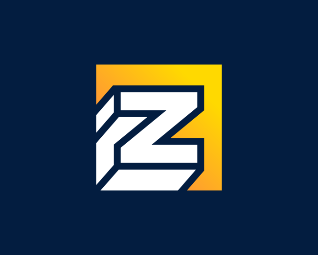 3D Letter Z or N Logo