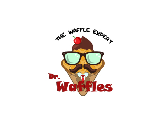 Dr. Waffles Logo