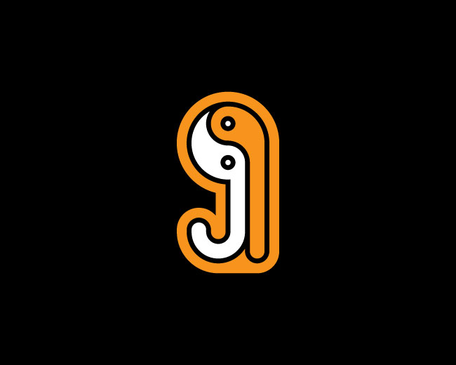 JQ QJ Yin Yang Logo