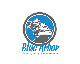 Blue Arbor Treescapers Logo