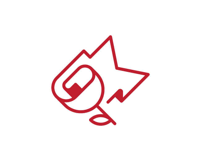 Modern Monoline Rose With Flag Logo With Elegant L