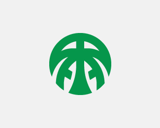 Letter A Palm Logo