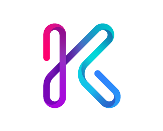 K letter logotype