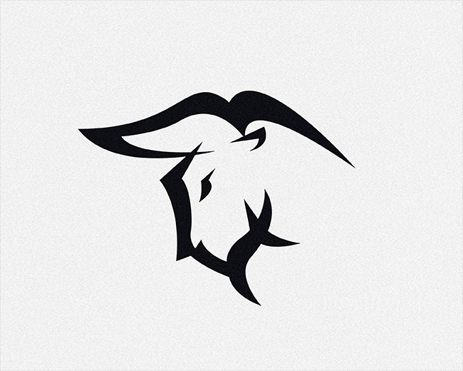 Bull Mark Symbol Logo