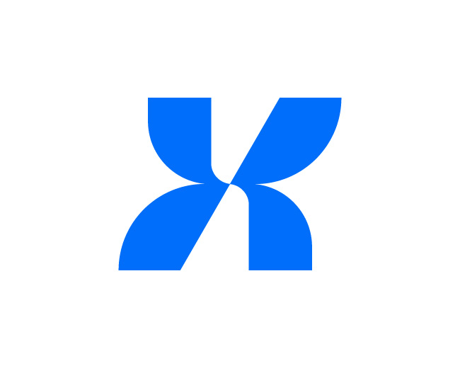 Minimal Letter X Logo // For Sale