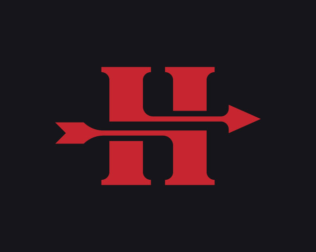 Modern H With Arrow Logo