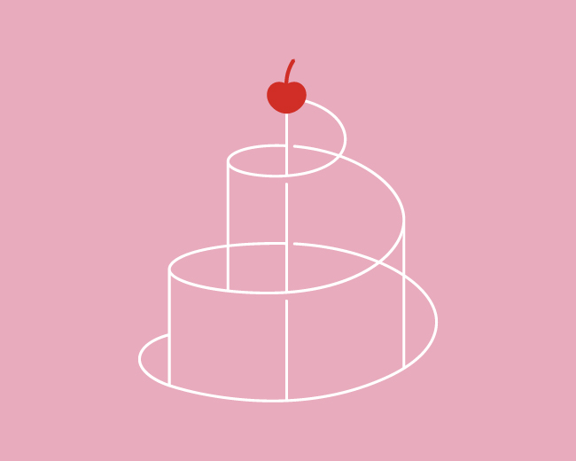 Spiral Cake 📌 Logo for Sale
