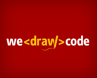 We Draw Code Logo - PSD to Coding Service