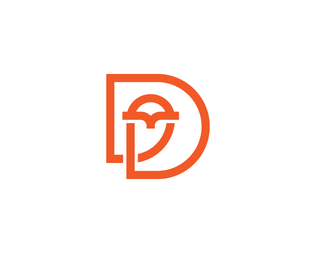 Simple D Owl Logo