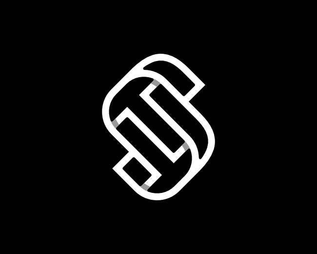 Letter ST TS Logo