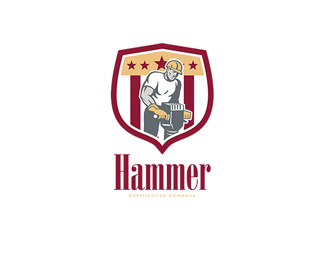 Hammer Construction Company Logo