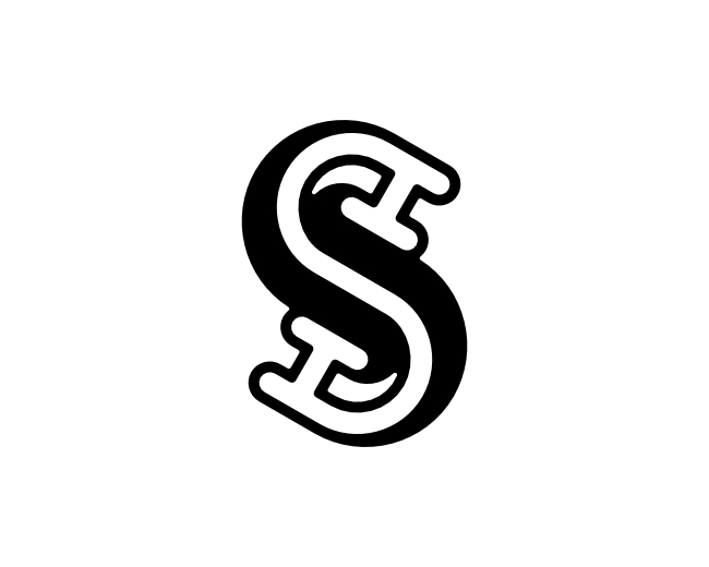 Letter SH HS Logo