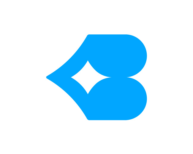 Minimalist B Logo Design // For Sale