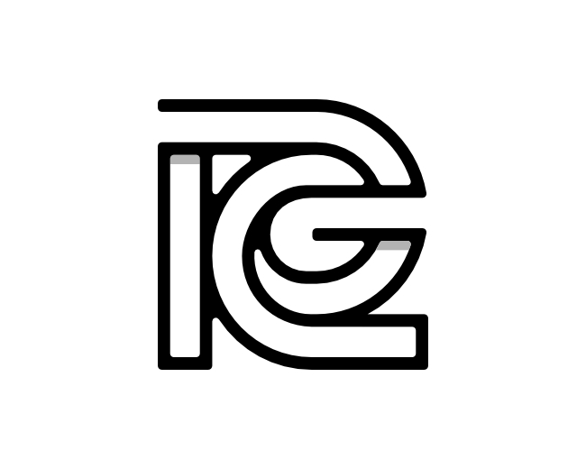 Letter RG GR Logo