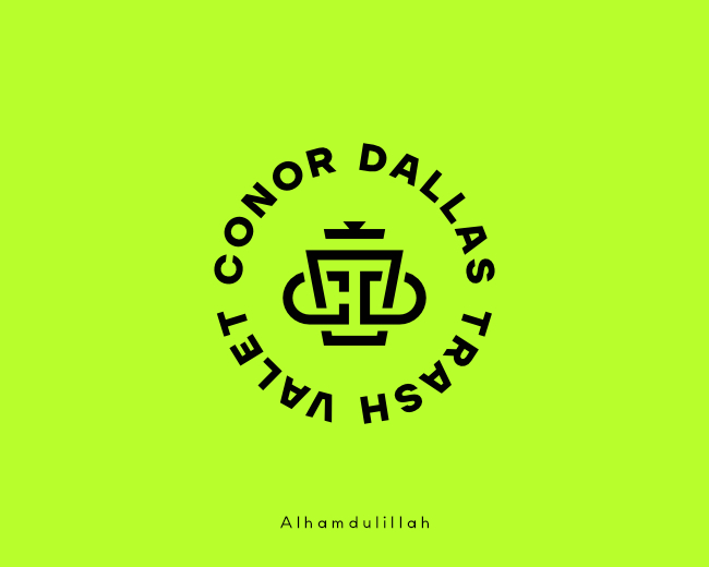 Conor Dallas Trash Valet - C D Monogram Logo