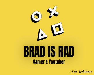 Brad is Rad Youtuber Logo
