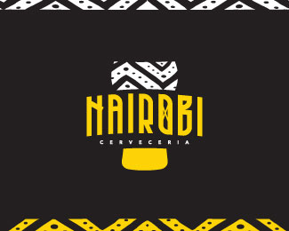 Nairobi brewery concept logo