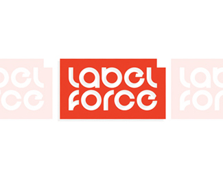 Labelforce printing company logo design
