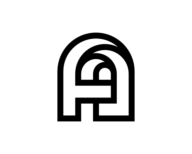 Letter AF FA Logo