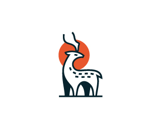Deer Minimal Logo