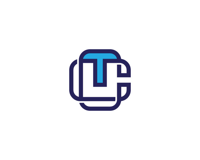 Modern Letter T And C Logo