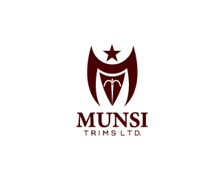 MUNSI Trims Ltd  Premium and Minimal M Letter Text
