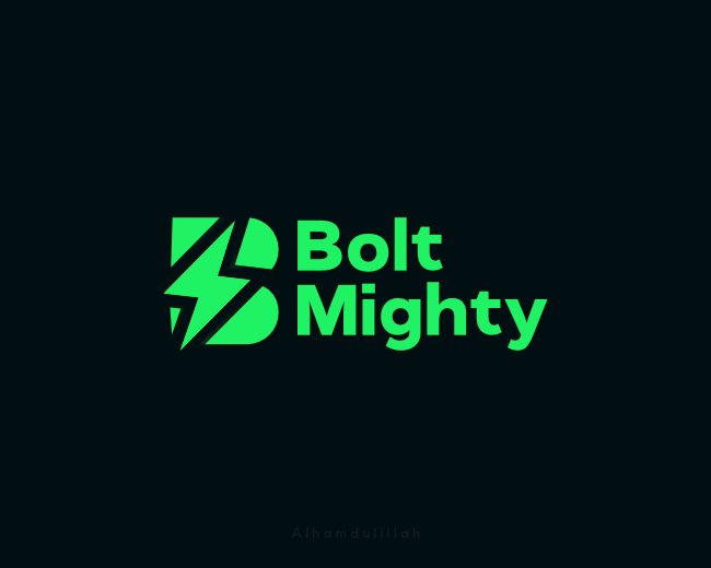 Bolt Mighty - B Letter Logo