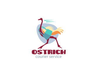 ostrich courier